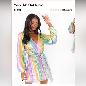 Sequined Show Me Your Mumu Dress TS Eras 💗